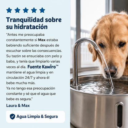 Fuente Kawiro™ - Hidrata y Protege de Bacterias