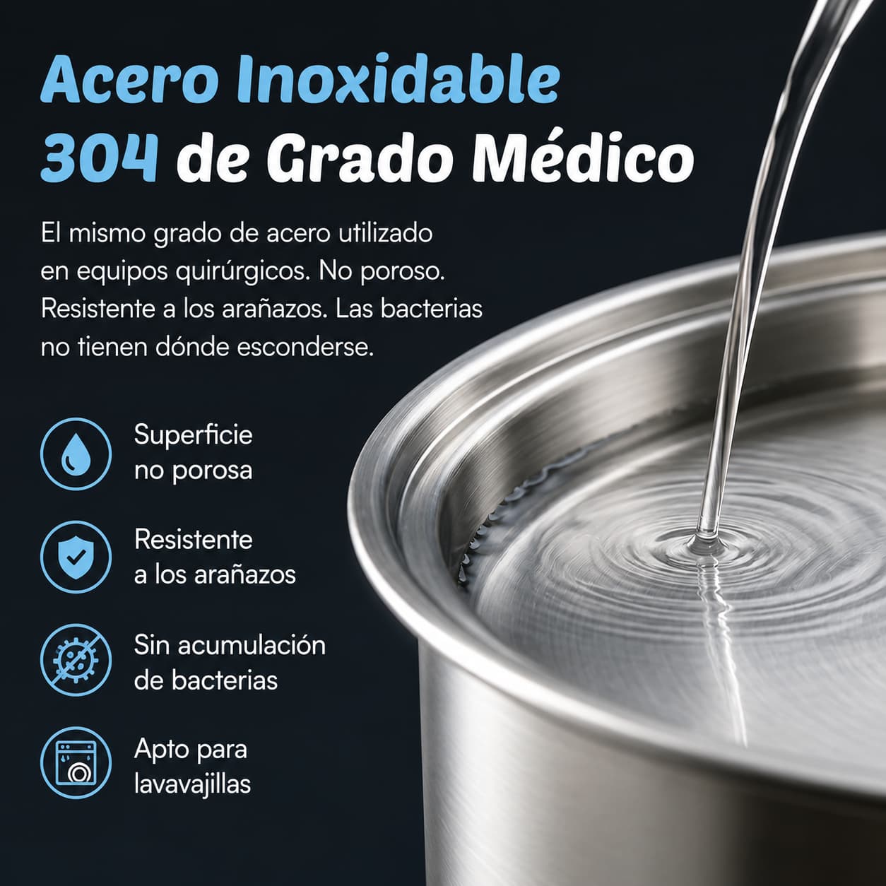 Fuente Kawiro™ - Hidrata y Protege de Bacterias