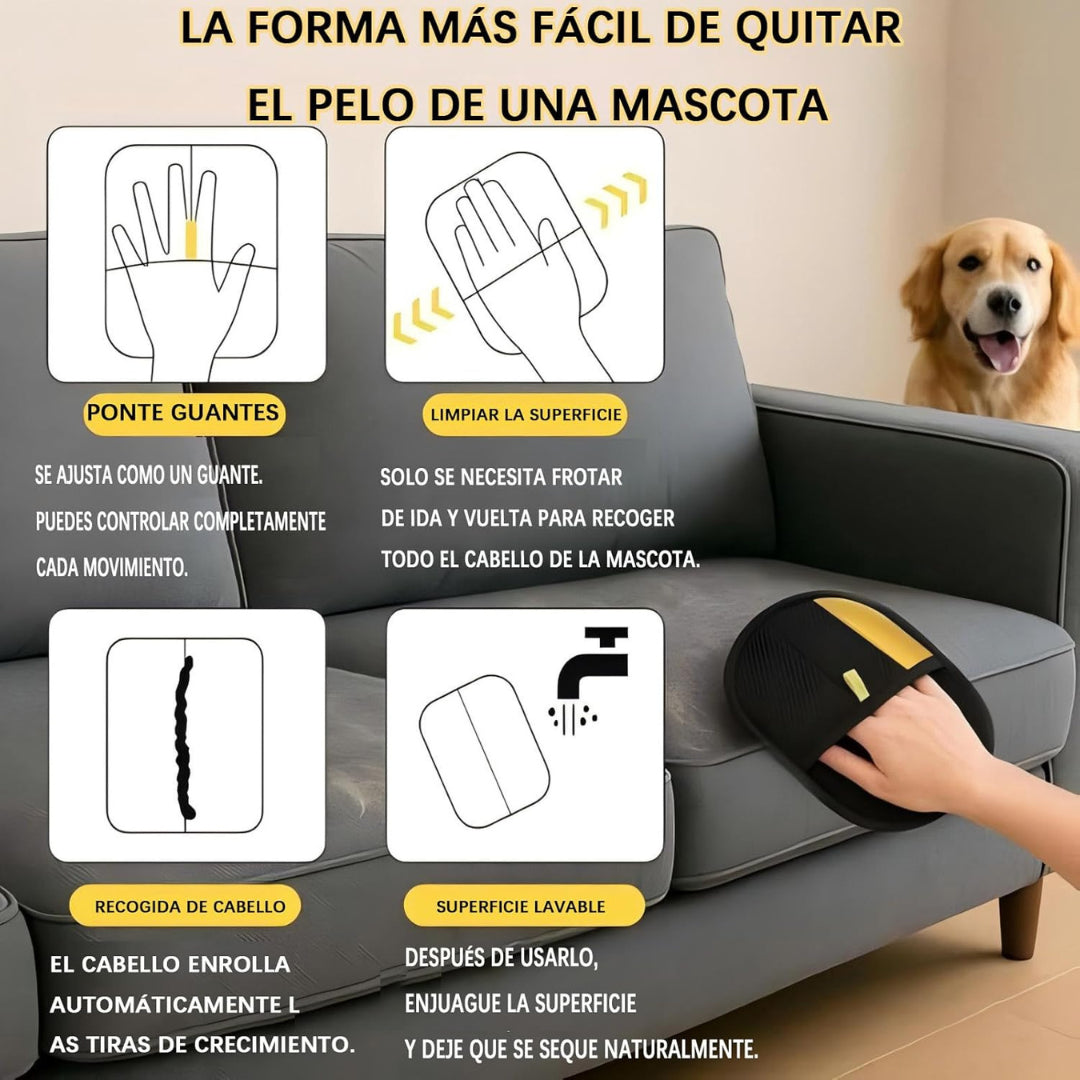 Guante para eliminar pelo de mascota™