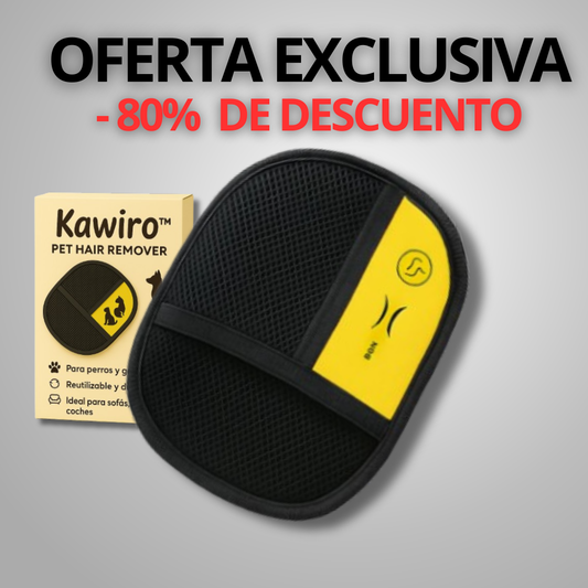 Guante para eliminar pelo de mascota