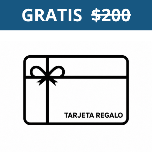 Tarjeta regalo de $200 MXN