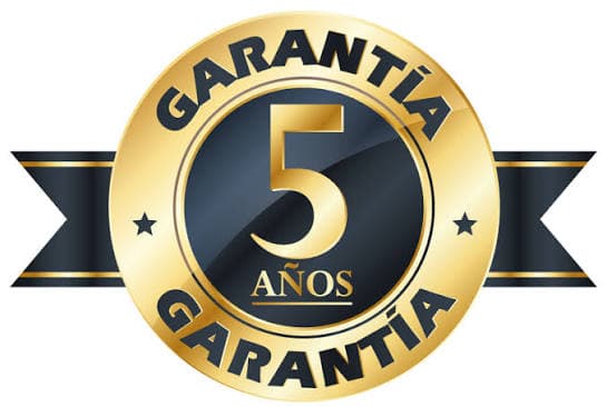 5 Años de Garantía